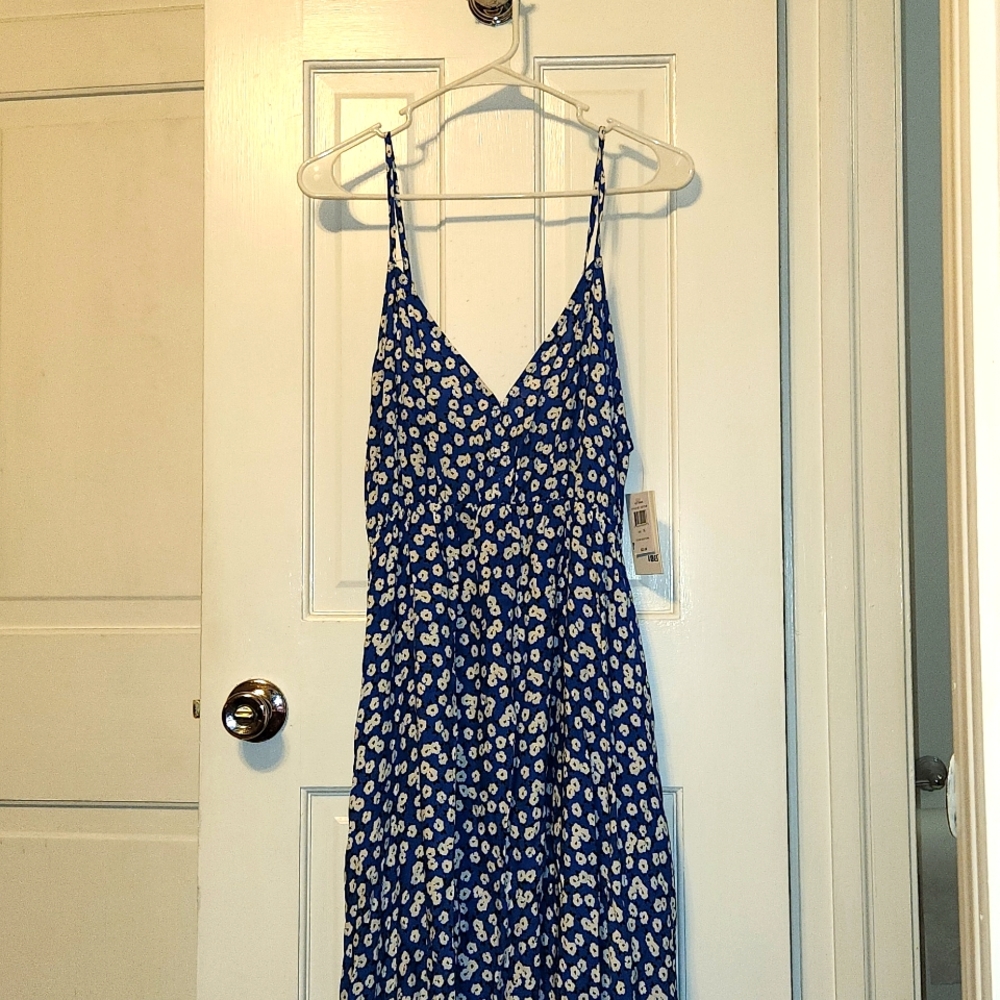 Blue and white dress NWT